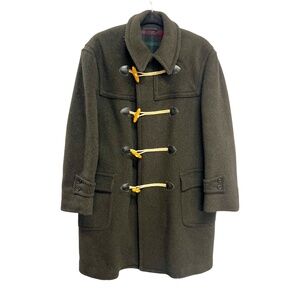 Vintage 60s Australia Wool Coat Lodenfrey Unisex Nautical Peacoat Medium